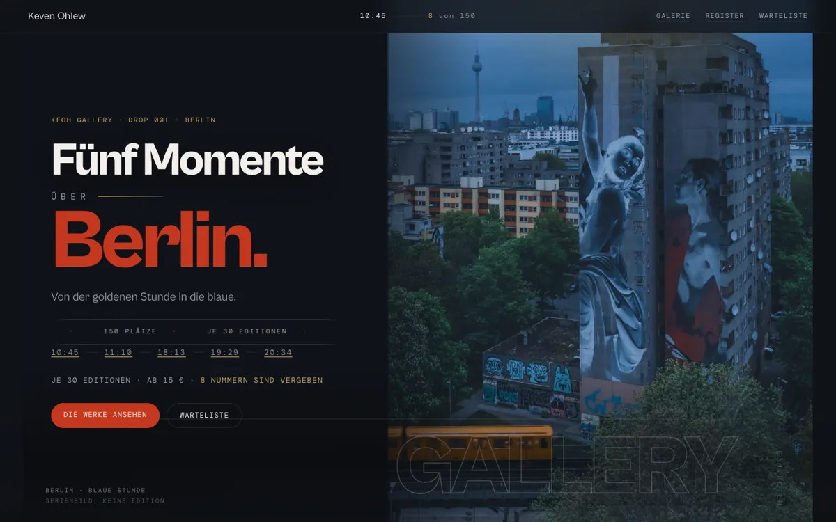 Die Galerie mit limitierten Editionen